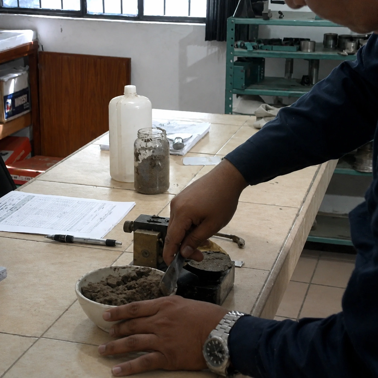 Inspección de acero